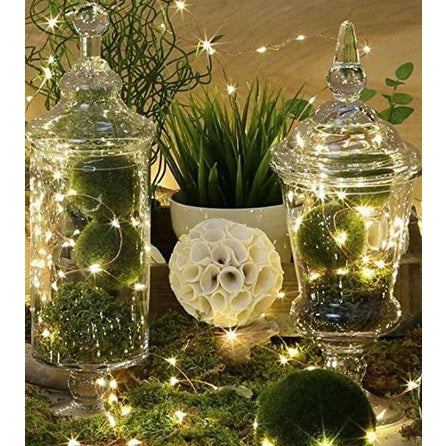 Originals Group 4 Packs of 6ft LEDs String Lights Mini Batteries Included for Wedding Centerpieces,Teepee Tent, Patio, P - Originalsgroup