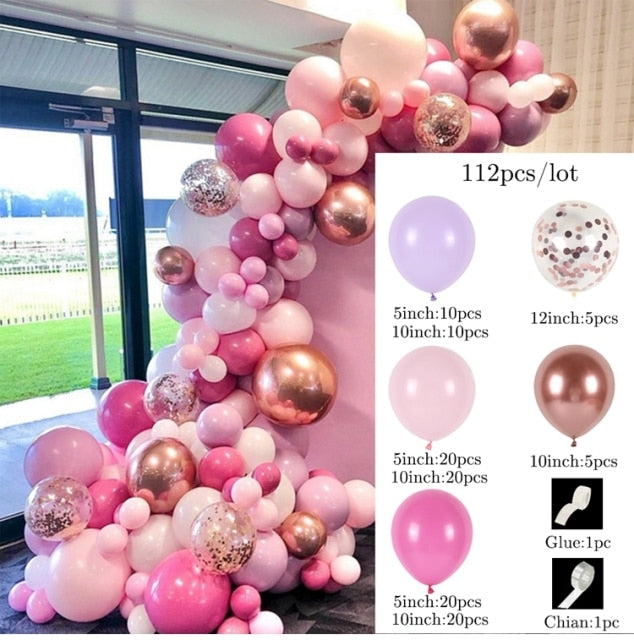 Blue Balloons Garland Kit Baloon Arch Balloon Baby Shower Decorations Boy Or Girl Baby Baptism Birthday Party Decorations Kids - Originalsgroup