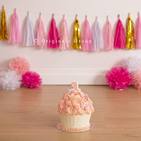 20 X Baby Pink Tissue Paper Tassels for Party Wedding Garland Bunting Pom Pom - Originalsgroup