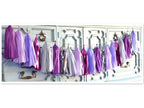 24 PCS Originals Group Purple Lavender Lilac White Shinny Purple Tissue Paper Tassels for Party Wedding Gold Garland Bunting Pom Pom - Originalsgroup