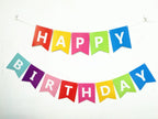 Originals Group Rainbow Foiled Star Happy Birthday Bunting Banner for Party Decorations - Originalsgroup