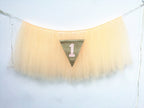 Originals Group 1st Birthday Peach Tutu for High Chair Decoration for Party Supplies - Originalsgroup