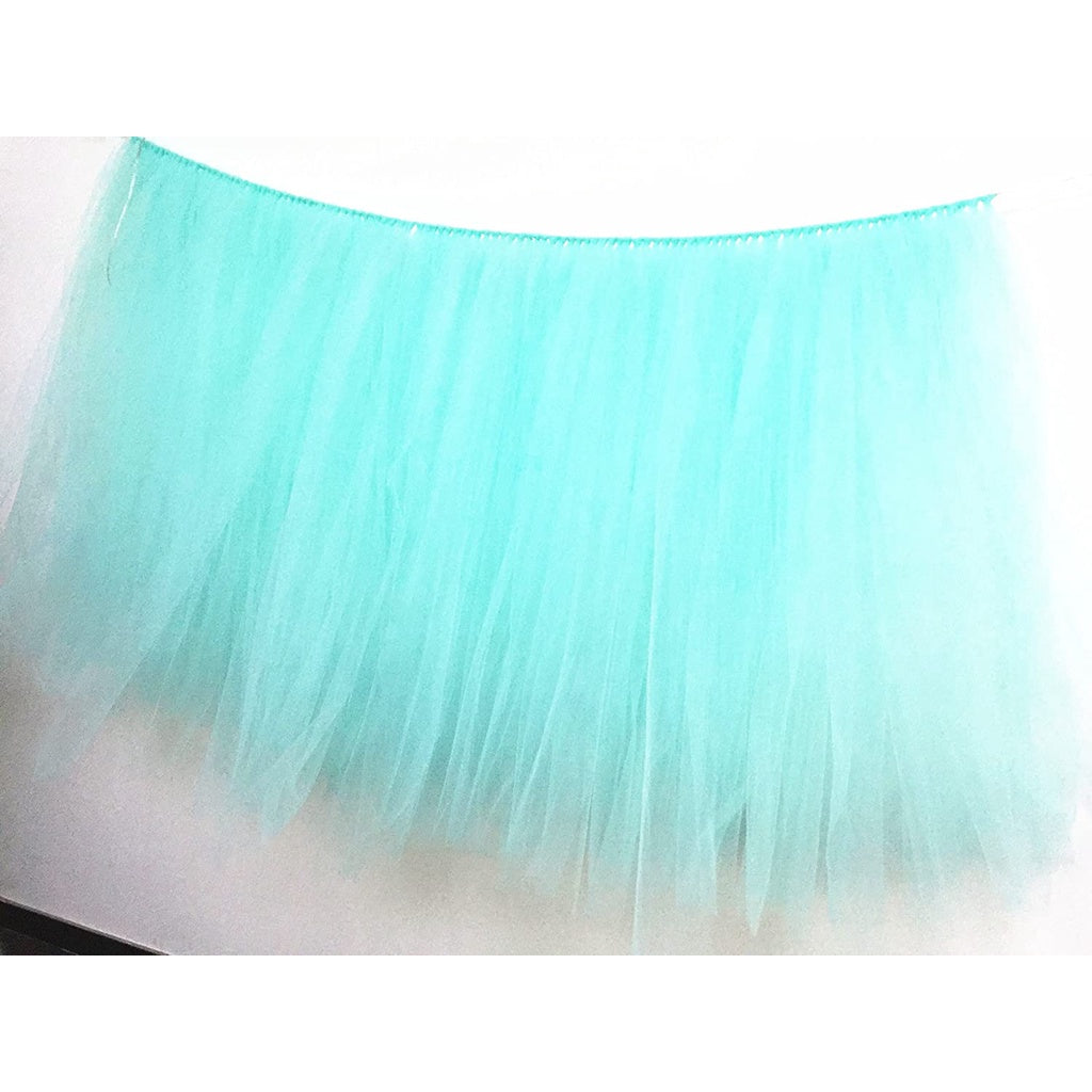 Originals Group Tutu Table Skirt, Mint Green Tulle Tutu Table Skirt Decor,Birthday Event Wedding Party Decoration (Mint) - Originalsgroup