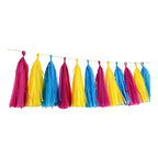 Hand Made Rainbow Color Colorful Tissue Paper Tassels for Party Wedding Gold Garland Bunting Pom Pom by Originals Group - Originalsgroup