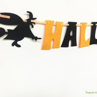 5 feet Halloween Garlands for Party Event Decorations Orange Black Garland Bunting Pom Pom - Originalsgroup