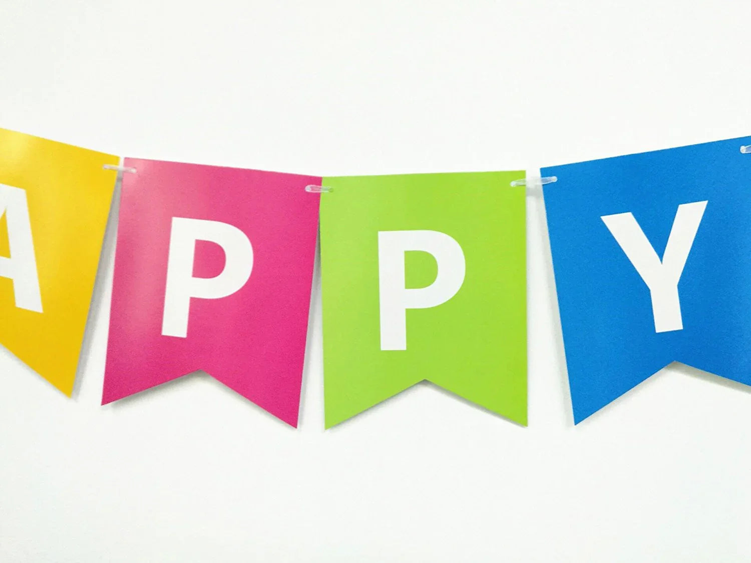 Originals Group Rainbow Foiled Star Happy Birthday Bunting Banner for Party Decorations - Originalsgroup