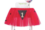 Originals Group 1st Birthday Originals Group 1st Birthday Frozen Tutu for High Chair Decoration for Party SuppliesTutu for High Chair Decoration for Party Supplies (Ladybird) - Originalsgroup