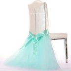 Originals Group Tulle Chair Tutu Skirt with Sash Bow Chair Covers for Wedding, Party Supplies Decor - Originalsgroup