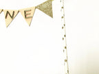 Baby First Birthday "ONE" Cake Bunting Banner Topper for Sparkle Party Birthday Cake - Originalsgroup