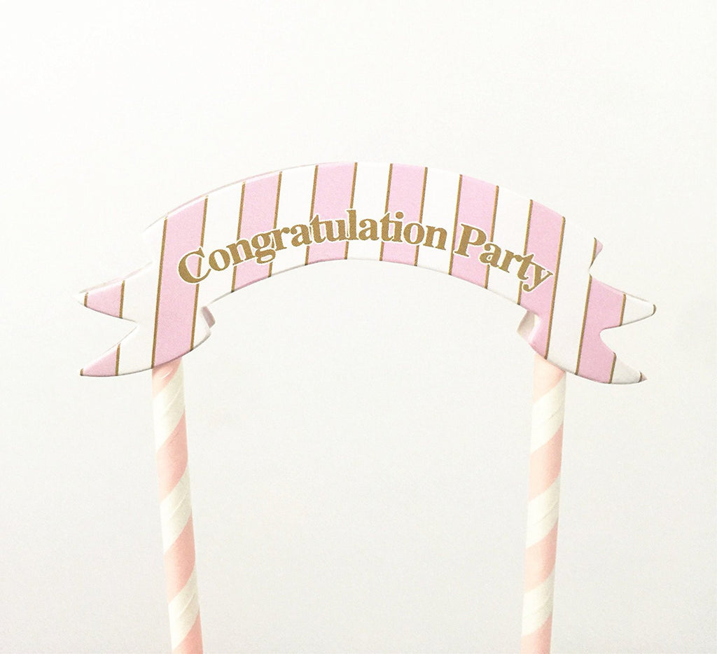 Baby Birthday "Happy Birthday" Cake Bunting Banner Topper for Sparkle Party Birthday Cake - Originalsgroup