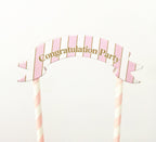 Baby Birthday "Happy Birthday" Cake Bunting Banner Topper for Sparkle Party Birthday Cake - Originalsgroup