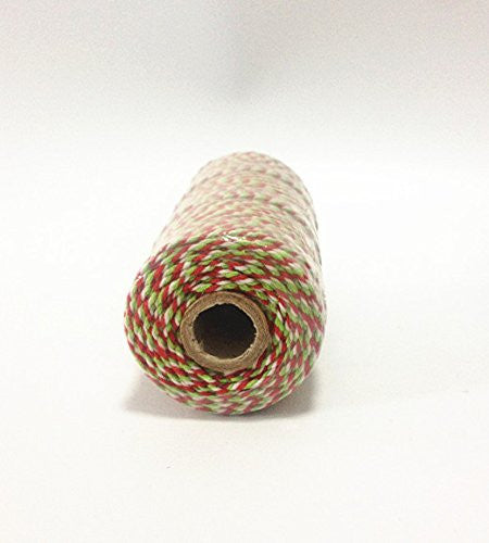 100 Metres Bakers Twine Christmas X's Mas Divine Wedding String Cotton - Originalsgroup