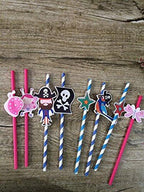 Originals Group Paper Straws Hot Pink for Party Wedding Decorations (Pack of 40) - Originalsgroup