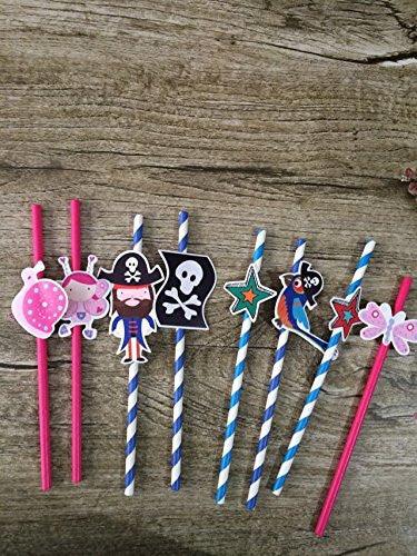 Originals Group Paper Straws Hot Pink for Party Wedding Decorations (Pack of 40) - Originalsgroup