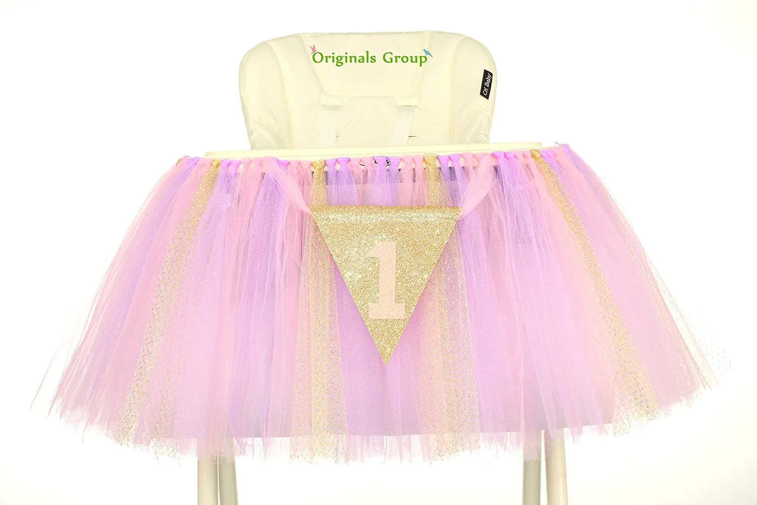 Originals Group 1st Birthday Originals Group 1st Birthday Frozen Tutu for High Chair Decoration for Party SuppliesTutu for High Chair Decoration for Party Supplies (Ladybird) - Originalsgroup