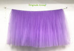 Originals Group Tutu Table Skirt , Mint Tulle Tutu Table Skirt Decor, Birthday Event Wedding Party Decoration (Mint) - Originalsgroup