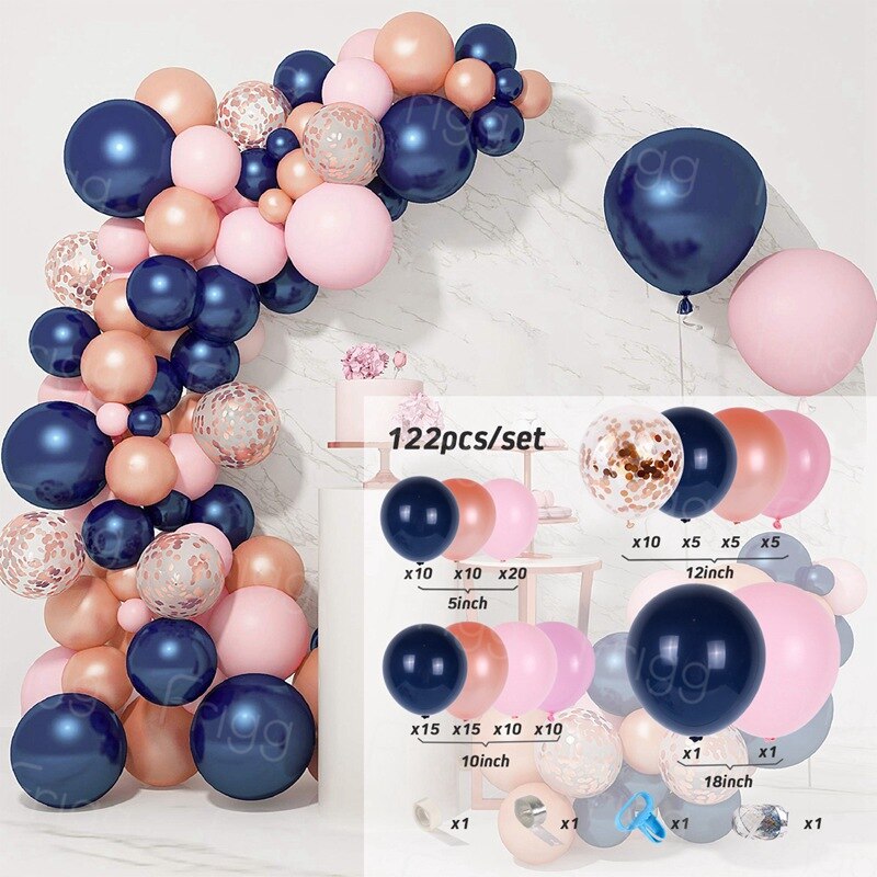 Macaron Balloons Garland Latex Ballons Arch Happy Birthday Party Decor Kids Adult Wedding Baloon Chain Baby Shower Balloon - Originalsgroup