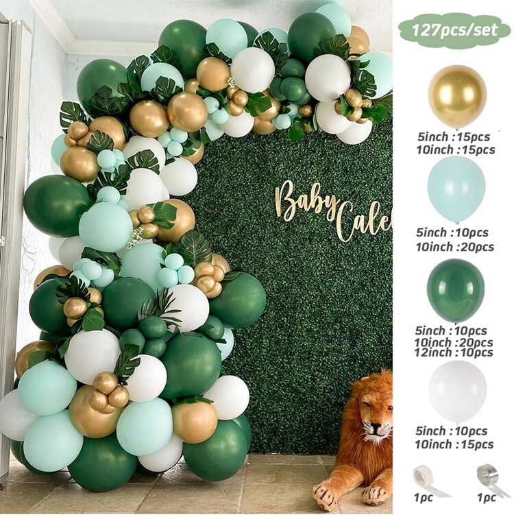 Macaron Balloons Garland Latex Ballons Arch Happy Birthday Party Decor Kids Adult Wedding Baloon Chain Baby Shower Balloon - Originalsgroup