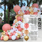 Macaron Balloons Garland Latex Ballons Arch Happy Birthday Party Decor Kids Adult Wedding Baloon Chain Baby Shower Balloon - Originalsgroup