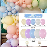 Macaron Balloons Garland Latex Ballons Arch Happy Birthday Party Decor Kids Adult Wedding Baloon Chain Baby Shower Balloon - Originalsgroup