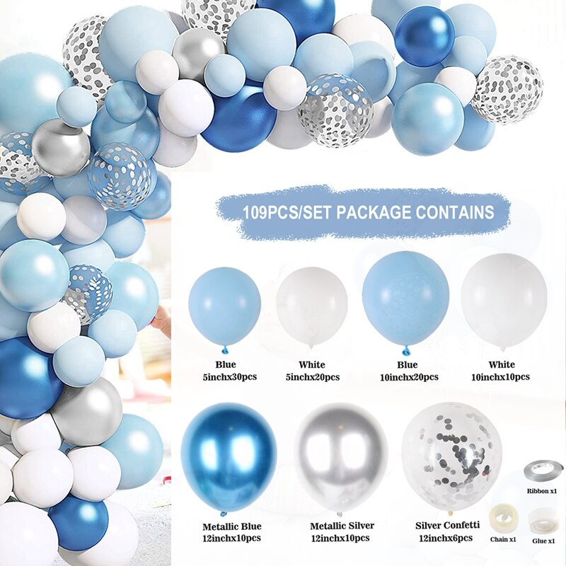 Macaron Balloons Garland Latex Ballons Arch Happy Birthday Party Decor Kids Adult Wedding Baloon Chain Baby Shower Balloon - Originalsgroup
