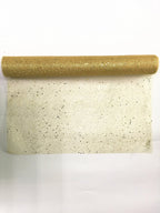 Colored Champagne Gold Coral Pink Sparkling Tulle Roll 19" X 5yd - Fabric by Originals Group (Gold) - Originalsgroup