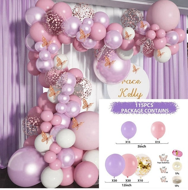 Balloon Garland Arch Kit Wedding Birthday Party Decoration Confetti Latex Balloons Gender Reveal Baptism Baby Shower Decorations by Originals Group - Originalsgroup