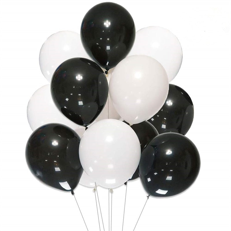 10/20pcs Gold Black Pink Latex Balloons Birthday Party Decorations Adult Wedding Decorations Helium Globos Baby Shower Ballon - Originalsgroup