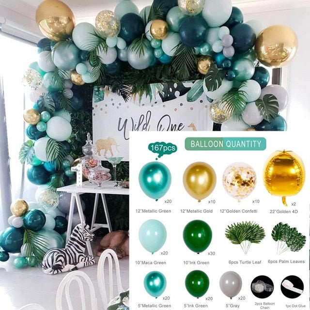 Coffee Brown Balloon Garland Arch Kit Birthday Party Decorations Kids Latex Baloon Baby Shower Teddy Bear Theme Ballon Decor - Originalsgroup