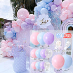 Balloons Arch Set Pink White Gold And Confetti Balloon Garland Wedding Baby Baptism Shower Birthday Party Balloon Decoration - Originalsgroup