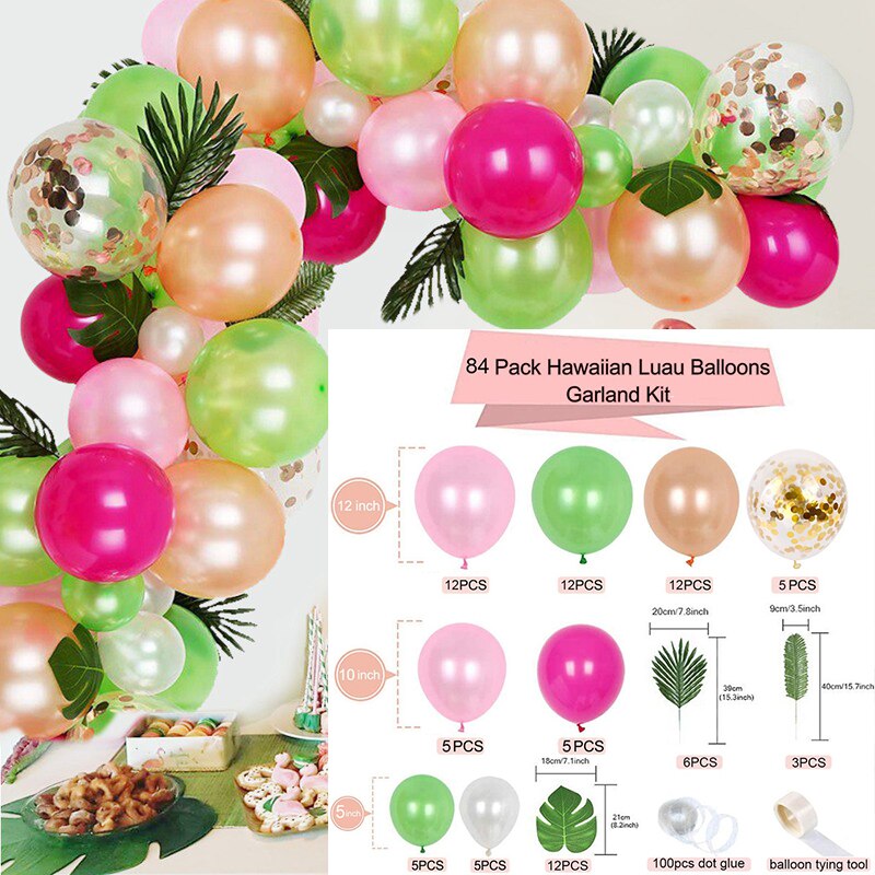 Macaron Balloons Garland Latex Ballons Arch Happy Birthday Party Decor Kids Adult Wedding Baloon Chain Baby Shower Balloon - Originalsgroup