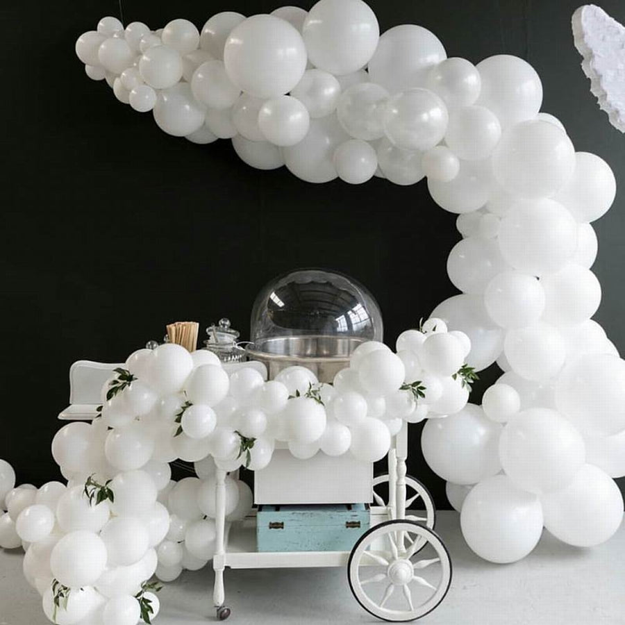 98pcs White Latex Balloons Garland Arch Kit Wedding DIY Blanc Ballon Bridal Shower Baby Birthday Party Decorations Globos - Originalsgroup
