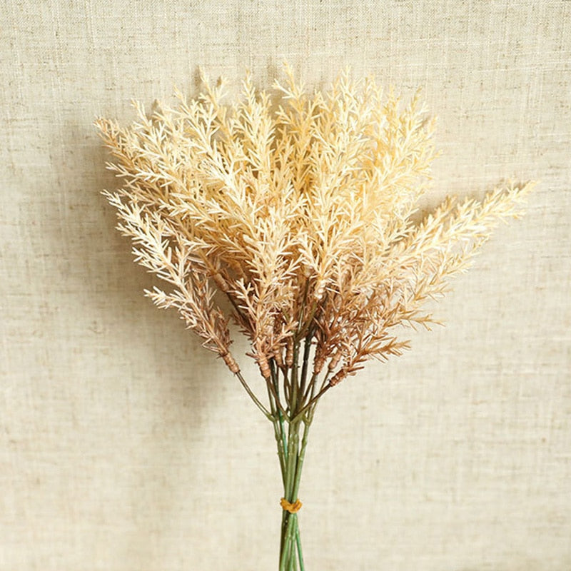 6pc/lot High Quality Plastic Artificial Flowers Home Room Autumn Deocration Wedding Bouquet Decor Accessories Coffee Fake Flower - Originalsgroup