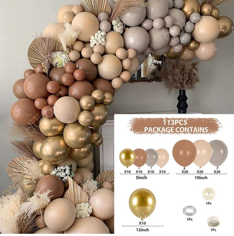 Macaron Pink Balloon Garland Arch Kit Wedding Birthday Party Decoration Kids Globos Rose Gold Confetti Latex Ballon Baby Shower - Originalsgroup