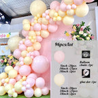 115pcs Balloon Arch Garland Rose Gold Chorme Metallic Balloons Pink Globos Happy Birthday Party Decorations Wedding Baby shower - Originalsgroup