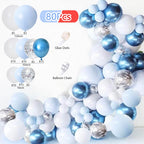 Balloons Arch Set Pink White Gold And Confetti Balloon Garland Wedding Baby Baptism Shower Birthday Party Balloon Decoration - Originalsgroup