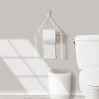 Toilet Paper Holder Tapestry Macrame Vintage Towel Hanging Rope Toilet Paper Holder Home Hotel Bathroom Decoration - Originalsgroup