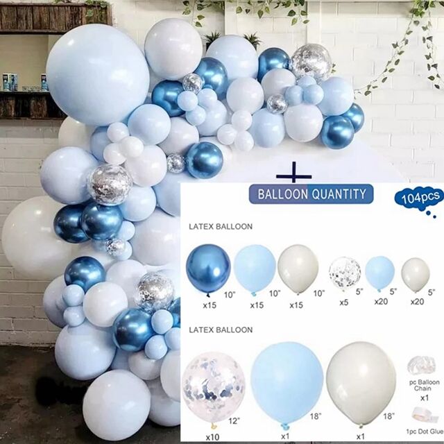 Coffee Brown Balloon Garland Arch Kit Birthday Party Decorations Kids Latex Baloon Baby Shower Teddy Bear Theme Ballon Decor - Originalsgroup