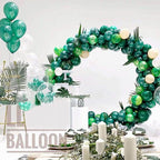Summer Tropical Hawaii Island Party Balloons Garland kit,Hawaii Monstera Leaves Birthday Party Supplies,Blue Pink Balloon arch - Originalsgroup