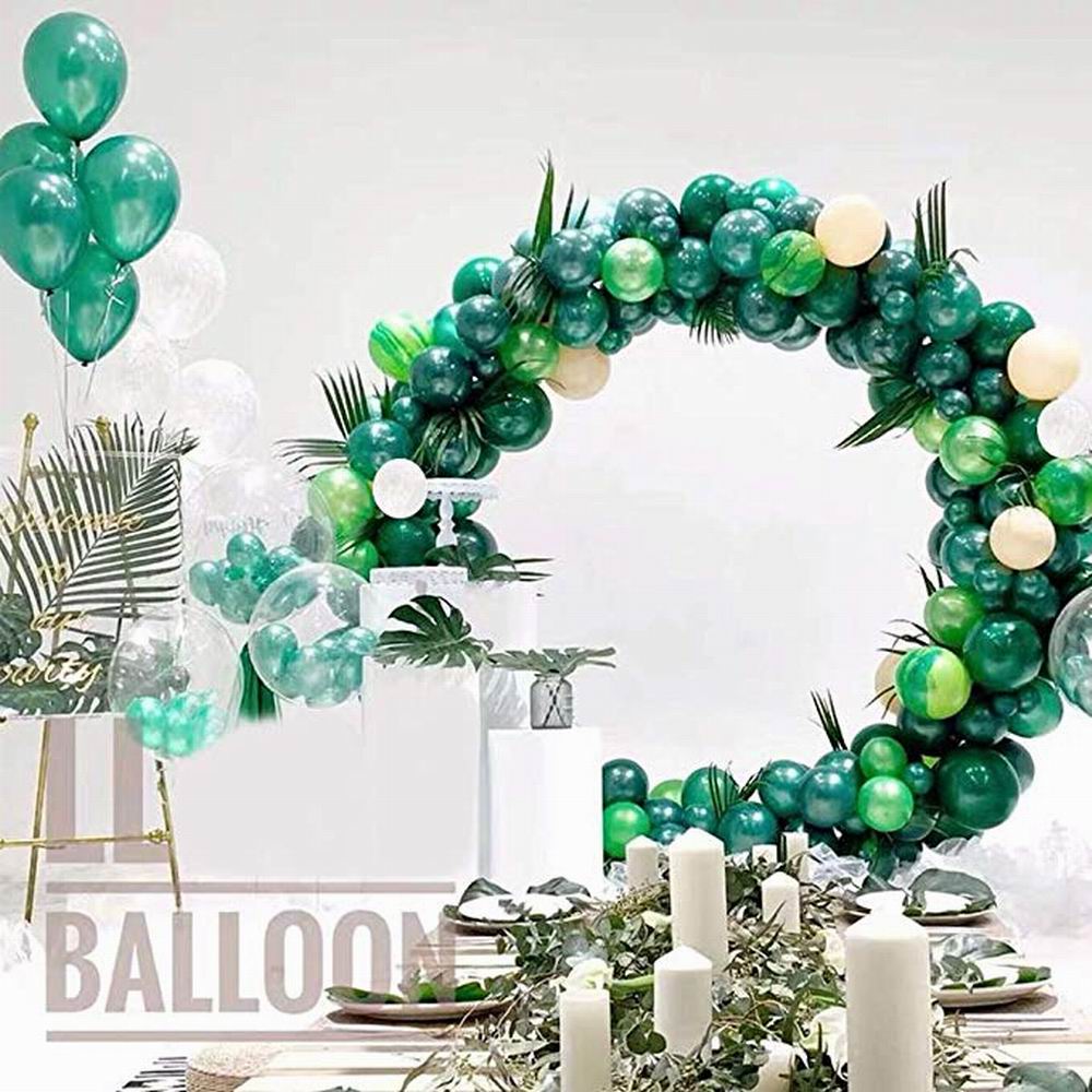 Summer Tropical Hawaii Island Party Balloons Garland kit,Hawaii Monstera Leaves Birthday Party Supplies,Blue Pink Balloon arch - Originalsgroup