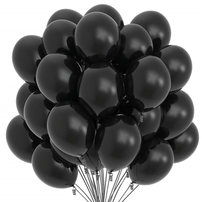 10/20pcs Gold Black Pink Latex Balloons Birthday Party Decorations Adult Wedding Decorations Helium Globos Baby Shower Ballon - Originalsgroup