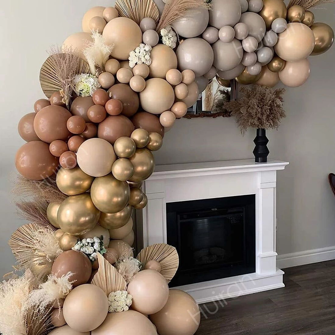 Coffee Brown Balloon Garland Arch Kit Birthday Party Decorations Kids Latex Baloon Baby Shower Teddy Bear Theme Ballon Decor - Originalsgroup