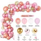 Macaron Pink Balloon Garland Arch Kit Wedding Birthday Party Decoration Kids Globos Rose Gold Confetti Latex Ballon Baby Shower - Originalsgroup
