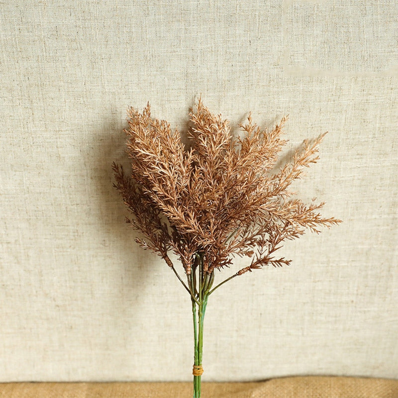 6pc/lot High Quality Plastic Artificial Flowers Home Room Autumn Deocration Wedding Bouquet Decor Accessories Coffee Fake Flower - Originalsgroup