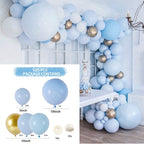 Blue Macaron Balloon Garland Arch Kit Birthday Party Decor Foil Latex Ballon Wedding Birthday Party Baby Shower Kids Baloon - Originalsgroup