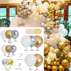 Balloons Arch Set Pink White Gold And Confetti Balloon Garland Wedding Baby Baptism Shower Birthday Party Balloon Decoration - Originalsgroup