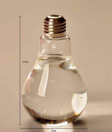 Home Decor Wedding Decoration Light Bulb Transparent Glass Vase Fashion Hydroponic Flower Vase Gifts Retro DIY - Originalsgroup