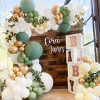 1set Retro Green Balloon Garland Arch Kit Avocado Green Balloon Wedding Birthday Party Decorations Baby Shower Kids Decoration - Originalsgroup