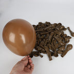 1 Set Khaki Sand White Balloons Arch Garland Kit Retro Coffee Brown White Sand Balloons Birthday Party Decorations Baby Shower - Originalsgroup