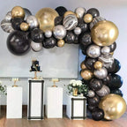 Black Gold Balloon Garland Arch Kit Confetti Latex Balloon 30th 40th 50th Birthday Party Balloons Decorations Adults Baby Shower - Originalsgroup